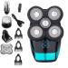 Electric Razor for Men 5 in 1 Electric Men Bald Head Shaver Beard Razor 4D Electric Rotary Shaver Cordless Hair Trimmer Clipper USB Charging Set