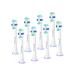 Replacement Heads for Philips Sonicare Brush Head Compatible with Phillips Sonicare Toothbrush Snap-on Handles 8 Pack White-08 1 Count (Pack of 8)