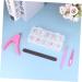 Healeved Manicure Kits Nail Art Tools Clear Nails Folding Metal Comb False Nails Nail Scraper Tool Full Cover Fake Nail Para U as Tools Nails Tools Manicure Nails Fake Dead Skin Fork French 14.5x9cm Assorted Color - Buy Online on GoSupps.com