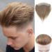 Lordhair Toupet men 100% European real hair men toupet real hair V-Loop Skin Toupet men toupet men toupet real hair men