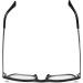 Eyekepper Retro Square Reading Glasses - Black +1.0 Plastic Frame with Metal Arms | Stylish & Comfortable | International Shipping - Buy Online on GoSupps.com