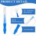 Bekecidi Eyebrow Brush with Cap - Portable 60-Piece Set for Perfect Eyelashes & Mascara - Light Versatile Durable 6-Color Mix - Buy Online on GoSupps.com