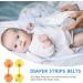 Toyvian Cloth Diaper Clips - 12pcs Nappy Fasteners for Baby Cloth Diapers | Safety Replacements for Diaper Pins (Random Color) - Buy Online on GoSupps.com