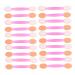 LALADEFIEE 80pcs Makeup Eye Shadow Brush Cosmetic Eye Shadow Sponge Non Latex Plastic