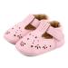 LACOFIA Baby Girls Boys Shoes Infant Sneakers T-Bar Anti-Slip First Walking Shoes Prewalkers 3-6 Months B Pink