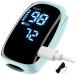 Fingertip Pulse Oximeter - Rechargeable Blood Oxygen Monitor with Lanyard | Accurate SpO2 & Heart Rate Tracking for Home & Sports - TY05 Blue - Buy Online on GoSupps.com