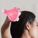 Electrical Scalp Massager - 4 Modes Waterproof Ergonomic Silicone - Stress Relief for Muscles & Pets - Pink - Buy Online on GoSupps.com