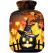 Naanle Halloween Pumpkin Hot Water Bottle - 1L Transparent Heat Bottle for Pain Relief & Warmth | Ideal Bed & Foot Warmer - Buy Online on GoSupps.com