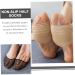 Shop 5 Pairs Half Socks - Honeycomb Foot Pads Non Skid No Show Outdoor & Metatarsal Socks for Women - Buy Online on GoSupps.com