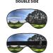 Golf Course & Tree Print Unisex Sleep Mask | Double-Sided Eye Mask for Sound Sleep & Skin Care - Buy Online on GoSupps.com