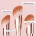 D101 Precision Concealer Brush - Under Eye Makeup Blending & Buffing Brush Small Angled Face Brush in Pink | Shop Internationally - Buy Online on GoSupps.com