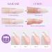 Saviland 2Pcs 100g Clear & Nude Builder Nail Gel Kit | Nail Extension Set with 100PCS Forms and Acrylic Brush - Ideal for Beginners - Buy Online on GoSupps.com