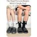 PUENBKO Couple Holding Hands Magnet Socks - Cute 3D Doll Mid-tube Socks - Buy Online on GoSupps.com