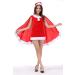 Shop UIVHLW Red Stretch Chemise Christmas Ball Gown | One Size Elegant Holiday Dress - Buy Online on GoSupps.com