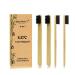 Dr.Perfect Kids Bamboo Toothbrush Child Size Waterproof & Anti-Moldy Pack of 4