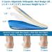 3 Layers Adjustable Orthopedic Heel Wedge Lift | Leg Length Discrepancies Insoles | Height Increase for Achilles Tendonitis & Heel Pain | Small Beige - Men & Women - Buy Online on GoSupps.com