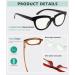 Eyekepper 4-Pack Progressive Multifocus Reading Glasses for Women - Half Moon Multifocal Readers +1.50 | Stylish & Comfortable 1.5X Magnification - Buy Online on GoSupps.com