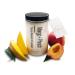 Frankonia Bath & Spa Sauna Salz Peeling - Mango Peach 400g - Sea salt with jojoba oil vitamin e body scrub - shower and body peeling for all skin types - vegan - without parabens