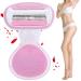 Ladies Razor 4 Blades Extra Smooth Ladies Razor Flexball Compact Ladies Razor for Travel with Travel Bag