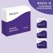 Ticlo's Moist Heat Therapy Compress Dry Eye Mask - Weighted Steam Mask for Blepharitis, Stye, MGD - Includes 15 Eyelid Scrub Wipes - Buy Online on GoSupps.com