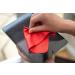 Extra Large Premium Microfiber TV Screen Cleaning Cloths - Pack of 4 | 12 x 12 inches | 30x30cm | 300 Wash Guarantee | Chemical-Free Cleaning | Non-Scratch | for OLED, LCD, iPad, Laptop Screens with Storage Pouch - Buy Online on GoSupps.com