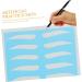 Angoily 8 pairs Eye Makeup Eyebrow Practice Tool Skin Training Brow - Buy Online on GoSupps.com