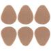 3 Pairs Foot Cushion Ball of Foot Pain Metatarsal Foot Cushion Foot Cushions Forefoot Metatarsal Feet Pads Forefoot Pad Foot Pads Women's Summer Front Pad Cashmere Wool Skin Color 7x6cm
