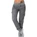 Women's High Waisted Baggy Sweatpants with Drawstring and Pockets - Dark Gray, XXL - Buy Online on GoSupps.com