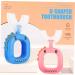 Minkissy 8-Piece Children's Toothbrush Set | 360 U-Shaped Tooth Cleaning Tool | Manual Accessories for Kids - Buy Online on GoSupps.com