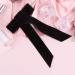 Minkissy Satin Ribbon Hair Bow Big Hair Bows Bowknot Hair Scrunchies Hair Barrettes Collection for Women Girls (Black) Women's Fashion Scarves - Buy Online on GoSupps.com