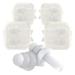 Silicone Ear Plugs - Kitchen Discovery Discrete and Soft Adjustable Noise Reduction Ear Plugs for Sleeping Airplane Office Showering
