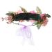 AWaytr Boho Flower Crown Headband - Handmade Pink & Purple Festival Headdresses for Women and Girls | International Shipping - Buy Online on GoSupps.com