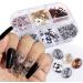 Winter Style Hexagon Irregular Spangles Holographic Black White Colorful Glitter Flakes Nails Sequins(02) Style02 - Buy Online on GoSupps.com
