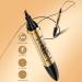 Eyebrow Pen Eyebrow 4 Tip Brow Pencil Eyebrow Pen Eyebrow Pencil Last All-Day Eyebrow Pencil with Fork Tip (Coffee) - Buy Online on GoSupps.com