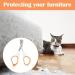 QttvbTna Pet Nail Clipper Cat and Small Animals Claw Scissors with Positioning Hole Pet Nail Trimmers Nail Scissors Pet Nail Grooming Clipper for Cat Tiny Dog Rabbits Birds and Other Small Animals - Buy Online on GoSupps.com