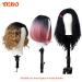 YEBO 21 Inch Polyurethane Canvas Block Head Wig Display with Stand - White - Buy Online on GoSupps.com