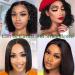 8 Inch Short Straight Bob Human Hair Wig | Brazilian Virgin Hair | 4x1 Lace T Part | 150% Density | Pre Plucked | Natural Color - Buy Online on GoSupps.com