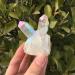 Specimen 90-100g White Flame Aura Quartz Crystal Cluster Specimen ERTEYIN - Buy Online on GoSupps.com