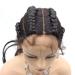Buy Rainahair 1B Wig with Black Braids - 76.2 cm Heat-Resistant Synthetic Wig for Women | Baby Hair & Pointed Strands - Buy Online on GoSupps.com