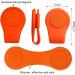 FINGER TEN Golf Ball Marker Hat Clip Magnetic Set - 6 Silicone Hat Clip (Black&Blue&Orange) - Durable & Removable - Value Pack (3, 6, 9, 12) - Attaches Easily to Hats, Caps, Belt - Silver - Buy Online on GoSupps.com