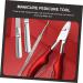minkissy Nail Painting Tools 1pc Nail Clippers Pedicure Nail Kit Manicure Kit Nail Art Tools Kit Set Nail Scissors Nail Pliers Nail Supply Nail Clamp Groove Clamp Dead Skin Red Metal 13.8x6.8cm Red - Buy Online on GoSupps.com