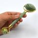 Double Jade Rollers Natural Jade Facial Massager Tighten and Relief Puffy Face and Eyes - Buy Online on GoSupps.com
