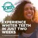 Tom's of Maine Natural Luminous White Toothpaste with Fluoride 4.0 oz 3-Pack - Clean Mint - Packaging May Vary - Buy Online on GoSupps.com