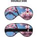 Plum Blossom Print Ultra-Soft Eye Mask | Light-Blocking for Optimal Comfort & Restful Sleep - International Shipping - Buy Online on GoSupps.com