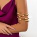 Shop Xerling Faux Pearl Layered Arm Bracelets - Stretchable Bridal Jewelry for Women & Teens | Upper Arm Armband for Parties in Gold - Buy Online on GoSupps.com