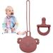 Renywosi Pacifier Holder Set - Silicone Pacifier Chain for Babies | Easy to Clean & Perfect for Travel Picnic & Camping - Buy Online on GoSupps.com