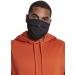Build Your Brand Unisex-Adult Cotton Face Mask 3-Pack Everyday Mask Black one size