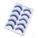 5 Pairs Blue Shiny Rhinestone False Eyelashes 3D Thick Long Fake Eyelashes for Women and Girls Party Stage Dance Makeup Masquerade - Buy Online on GoSupps.com