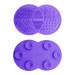 Silicone Makeup Brush Cleaning Mat - Purple | Brush Cleaner Pad for Brushes, Sponges & Puffs - Buy Online on GoSupps.com