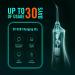 LF Water Dental Flosser with 6 Jet Tips | 4 Modes Cordless Water Picks for Teeth Cleaning | IPX7 Waterproof Rechargeable Oral Irrigator for Home & Travel - Black - Buy Online on GoSupps.com